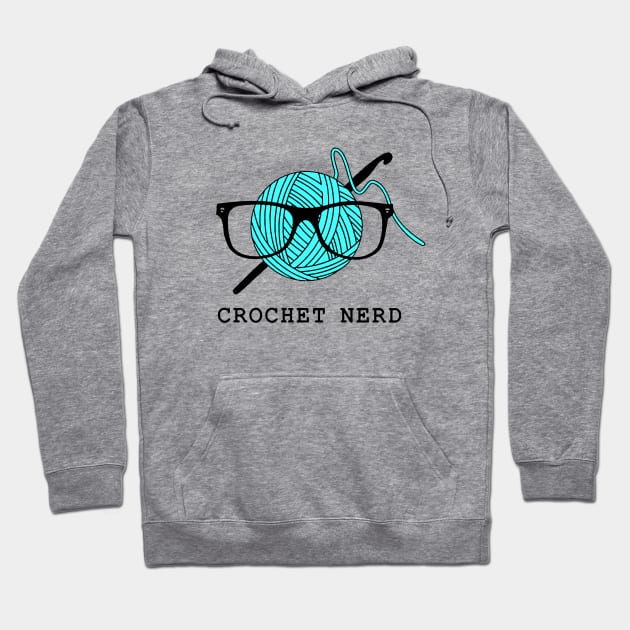 Crochet Nerd Hoodie by heryes store